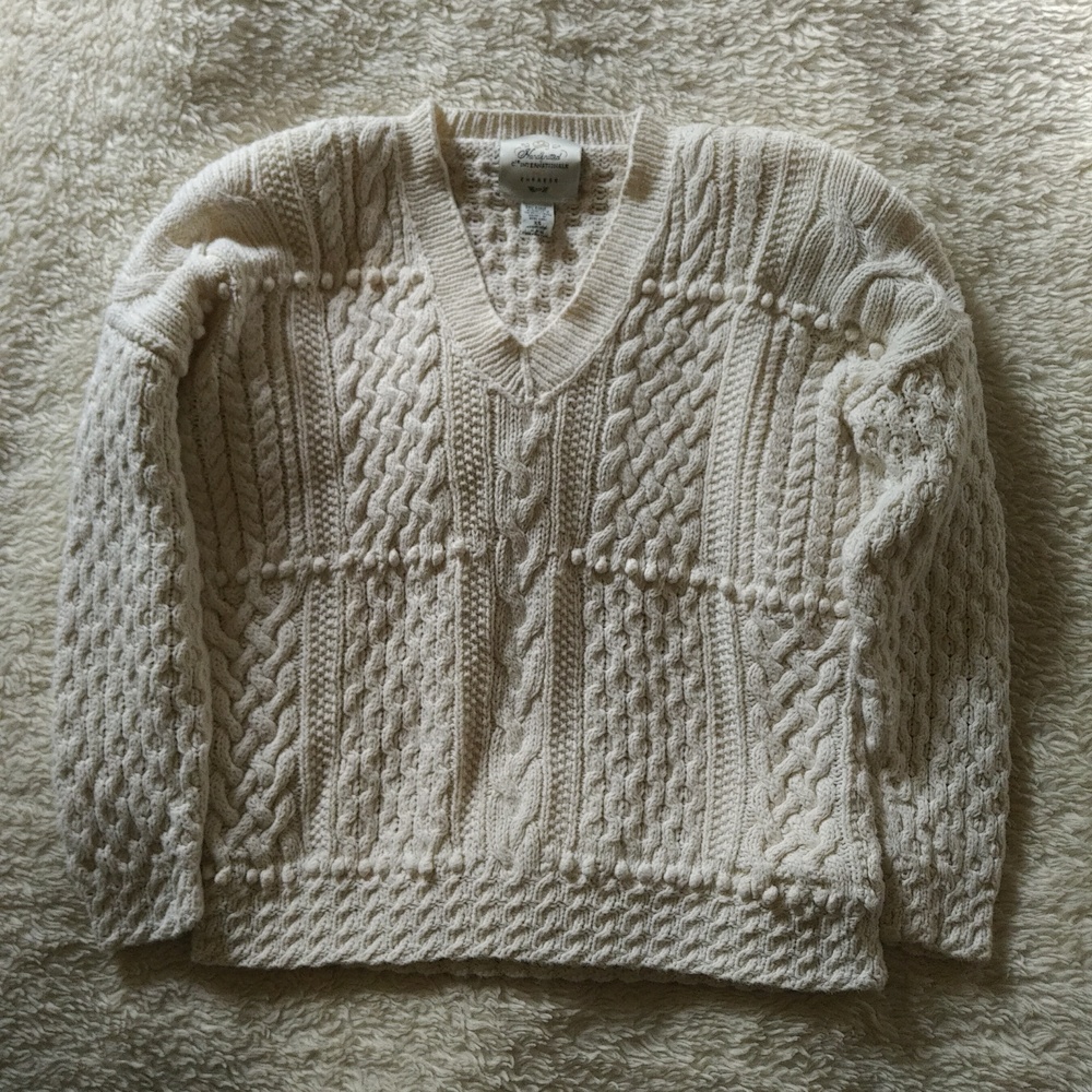 Vtg Express cableknit